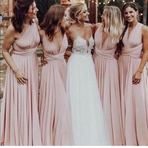Infinity bridesmaids dress
